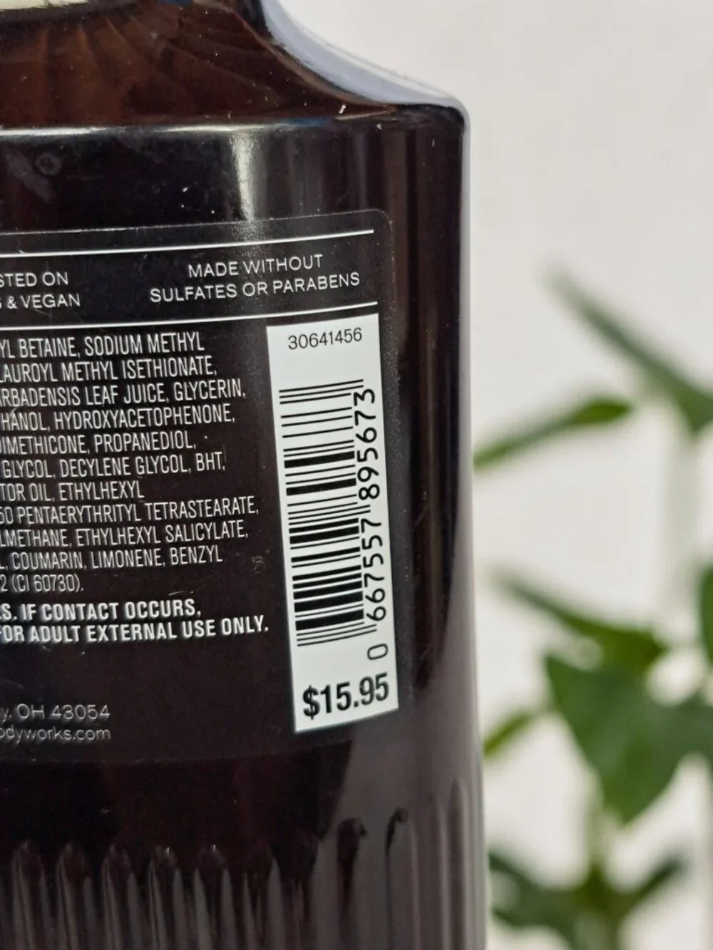 Bath & Body Works Noir Men’s 3-in-1 Wash 10 fl oz - Black
